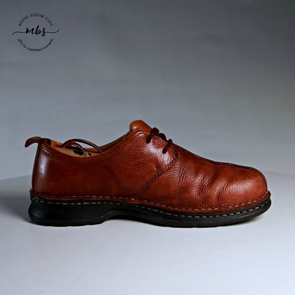 UGG 5527 Split Toe Leather Oxford Dress Shoes‎ Brown Men 8 main image 8